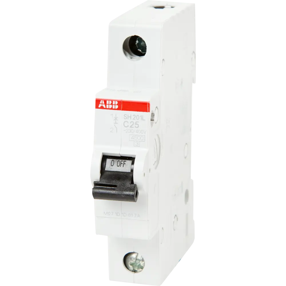 Автоматический выключатель ABB SH201L 1P C25 А 4.5 кА 2CDS241001R0254 10061755 STLM-2096384 
