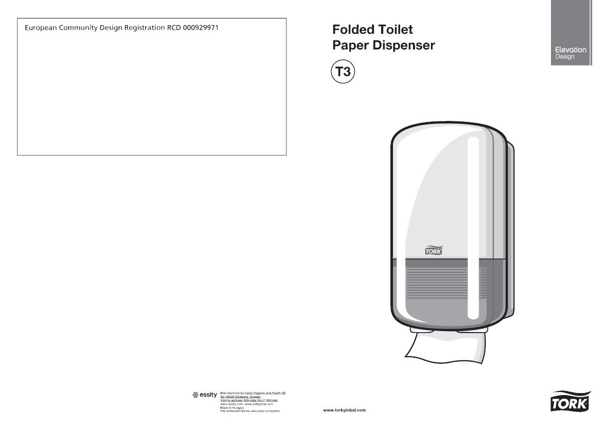 55600038 Складной диспенсер для туалетной бумаги Tork  - Вид №6