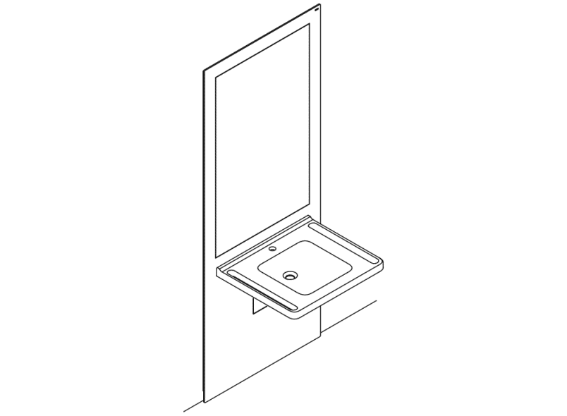S50.01.702010 Туалетный модуль HEWI S 50 Module  - Вид №2