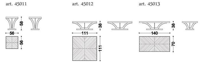 Деревянный журнальный столик с подносом OPERA CONTEMPORARY RUSLAN ARCH-00017820 - Вид №6