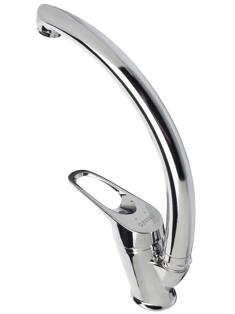Смеситель для кухни Navako Wave Plus хром NAVAKO 14019 - Вид №1