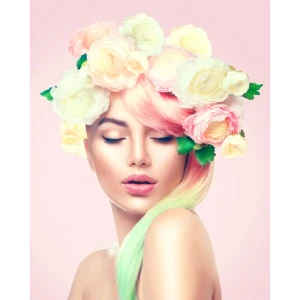 Картина на стекле Девушка весна 40x50 см 83515674 STLM-2050574