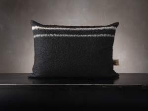 Прямоугольная подушка из мохера