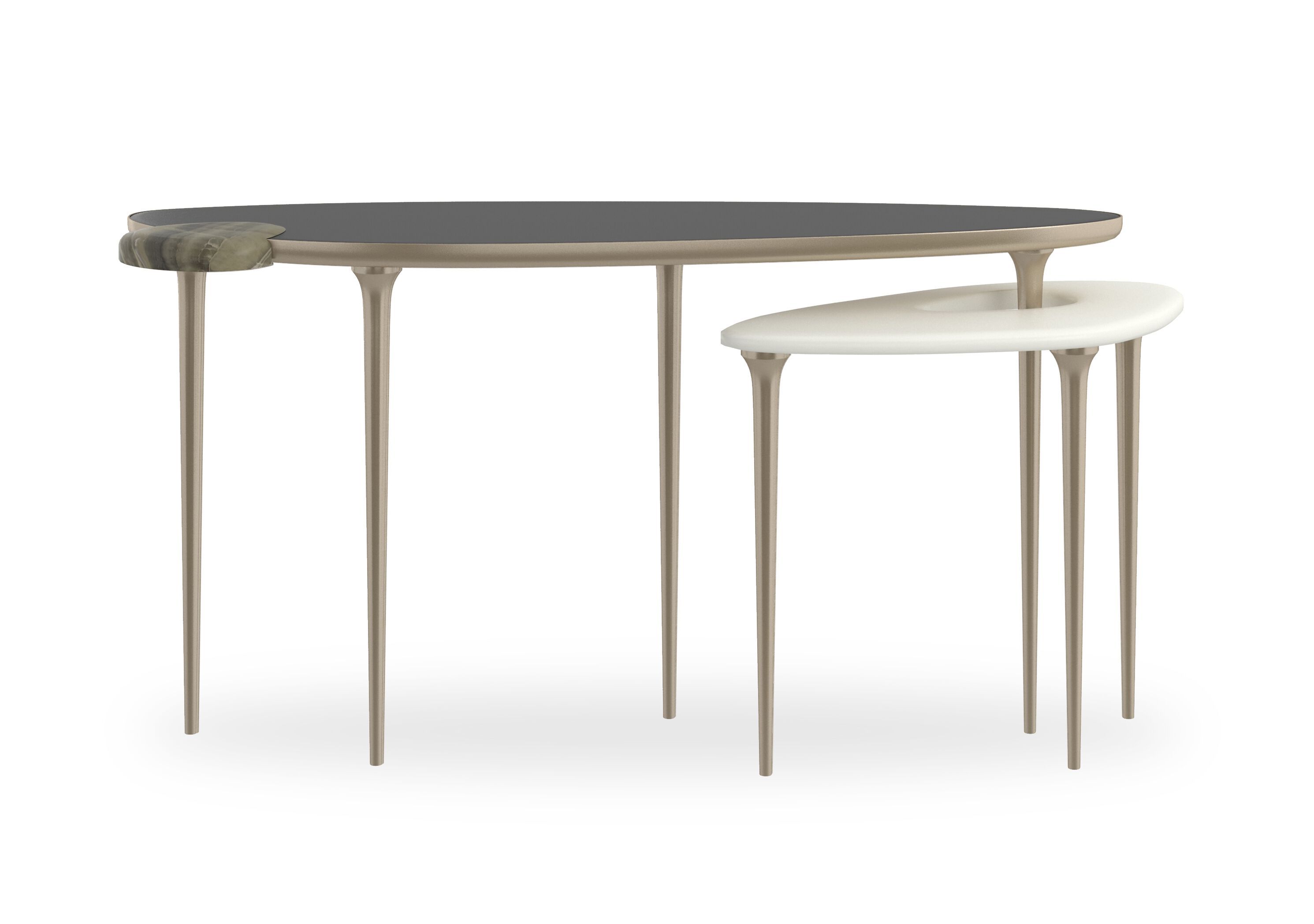 Консольный стол из зеркального стекла Caracole Echo ARCH-00108176