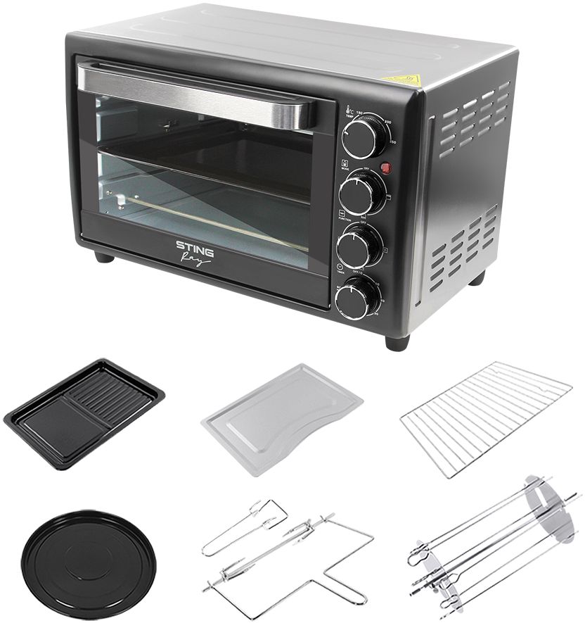 9096618 Мини-печь STINGRAY ST-EO103A черный STDN-0069108 - Вид №11