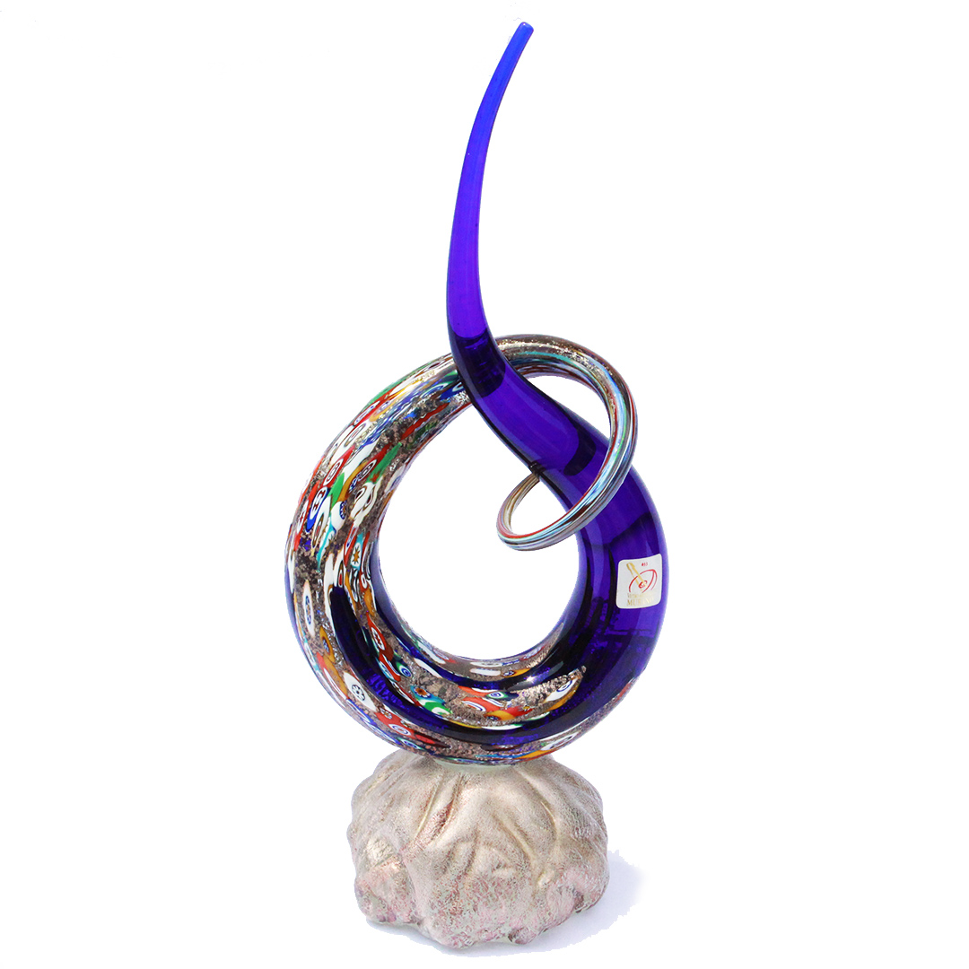 1799 ORIGINALMURANOGLASS Скульптура Узел любви - автор Andrea Tagliapietra - муранское стекло 15 см  - Вид №1