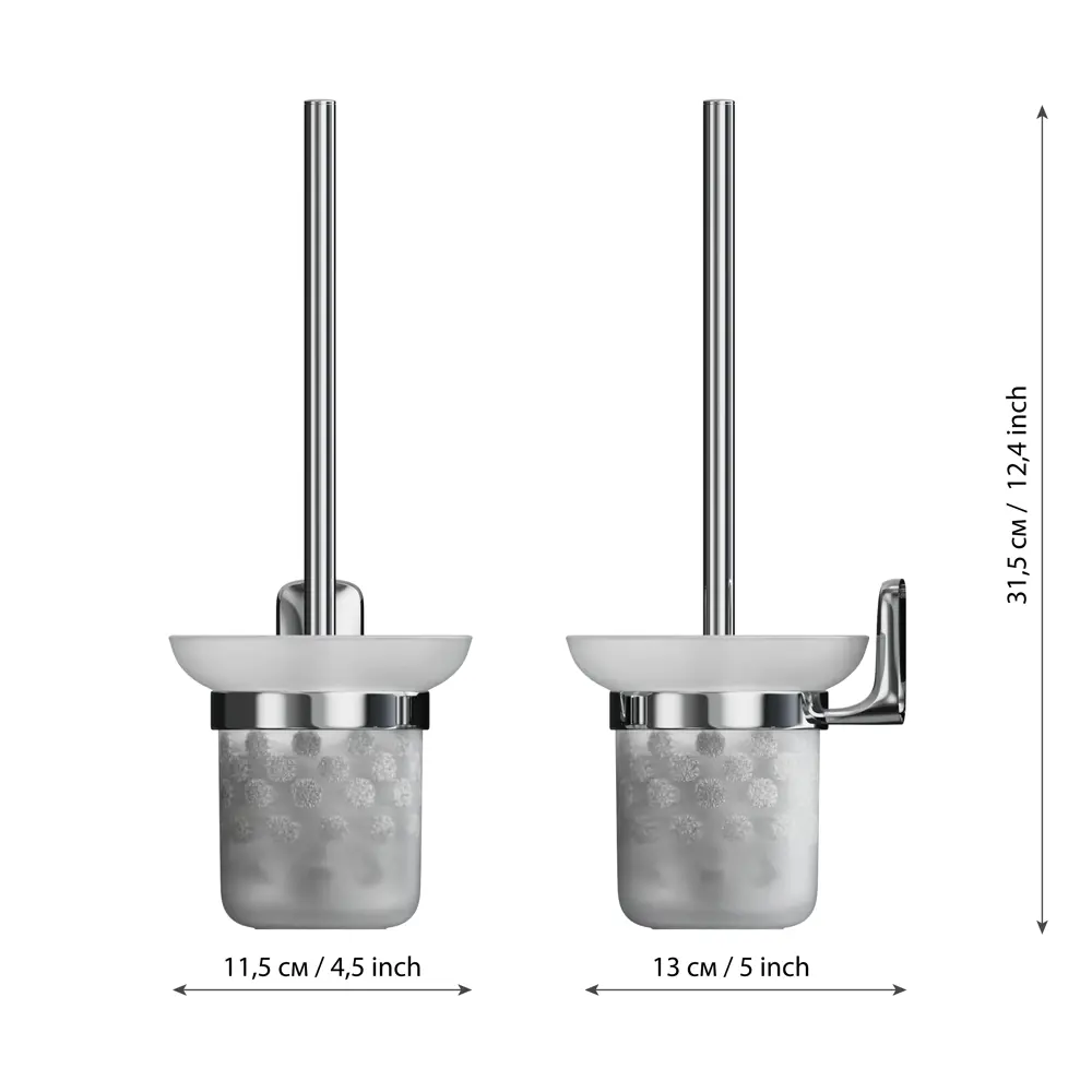 Lemer Elegia — стеклянный ершик для унитаза с настенным креплением 85202018 STLM-0059768 - Вид №7