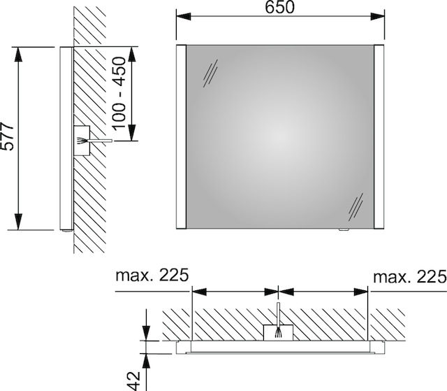 14296002000 Зеркало с подсветкой KEUCO Royal Reflex.2 - Вид №5