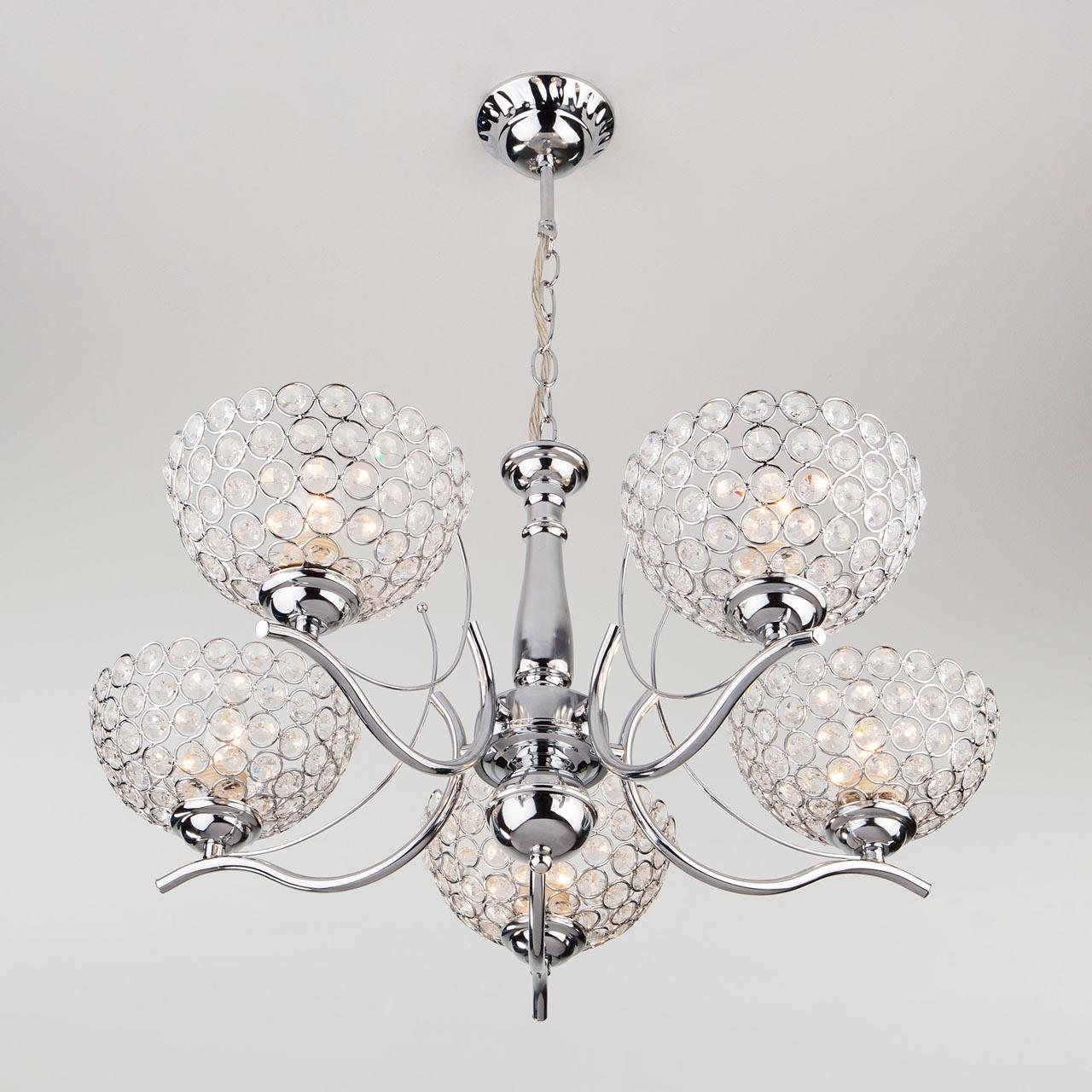 Подвесная люстра Eurosvet Mirage 30119/5 хром EUROSVET MIRAGE 187556 Хром  - Вид №3