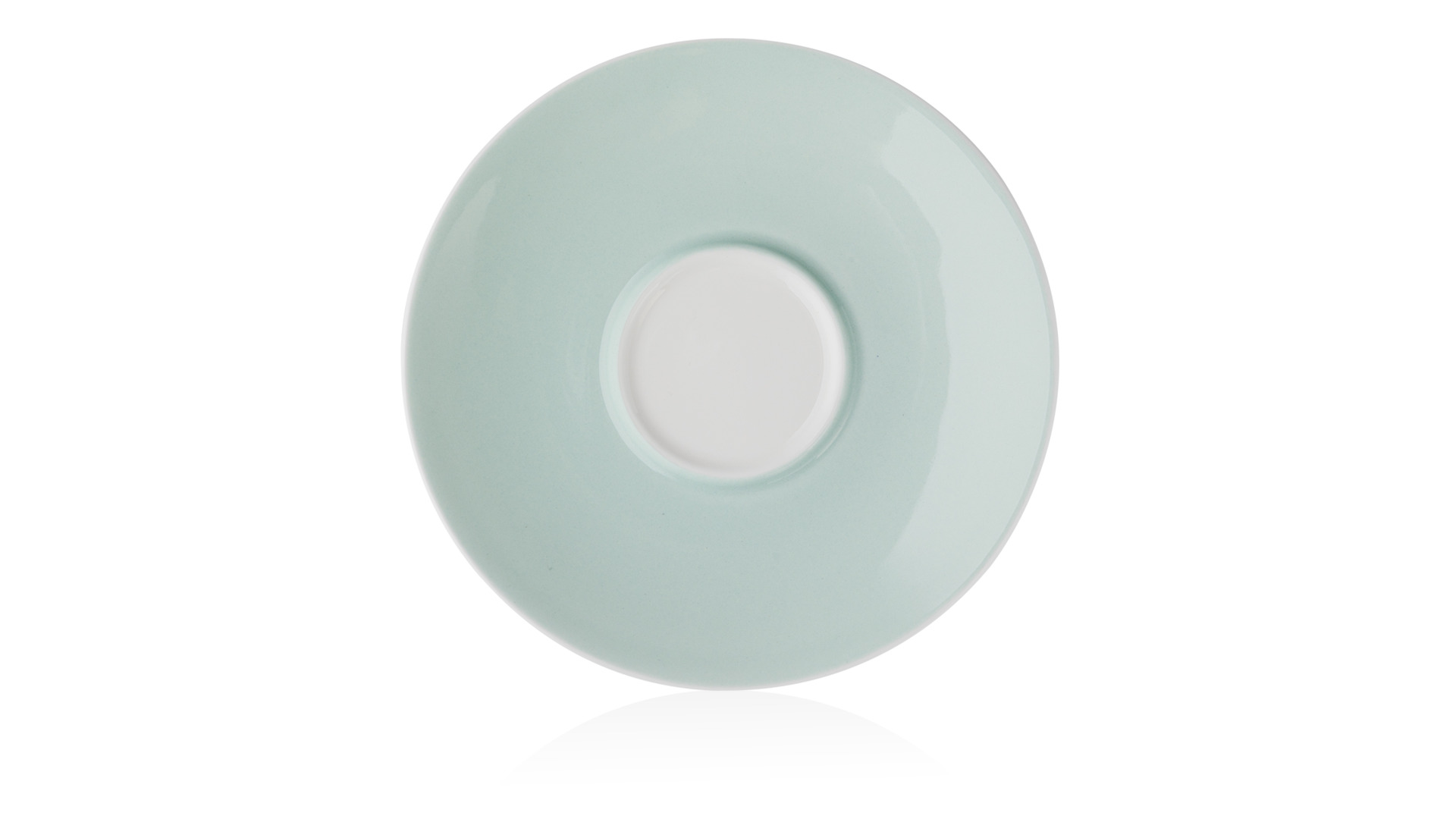 10658023 Mix&Match Чашка кофейная с блюдцем Mix&Match Синергия 100мл, фарфор, зеленая Фарфор костяной  - Вид №3