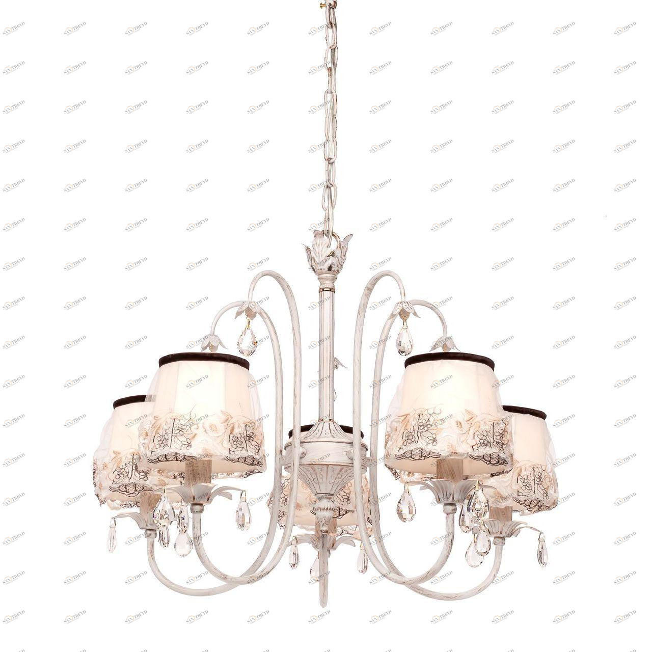 Подвесная люстра Silver Light Laura 718.51.5 SILVER LIGHT LAURA WHITE 185995 Белый 