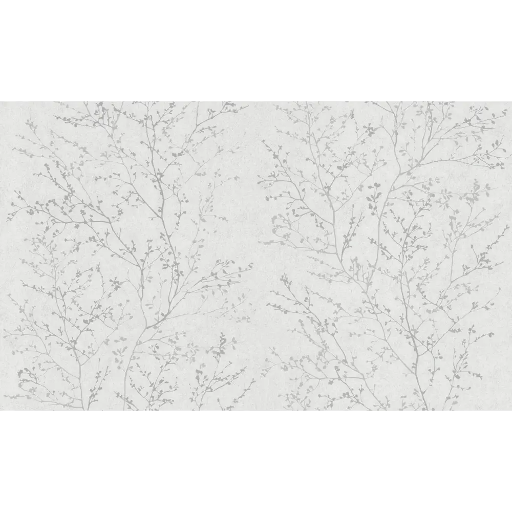 Флизелиновые обои Фрейя серые с растительным рисунком 1.06 м 89439228 Santreyd STLM-1583539 - Вид №2
