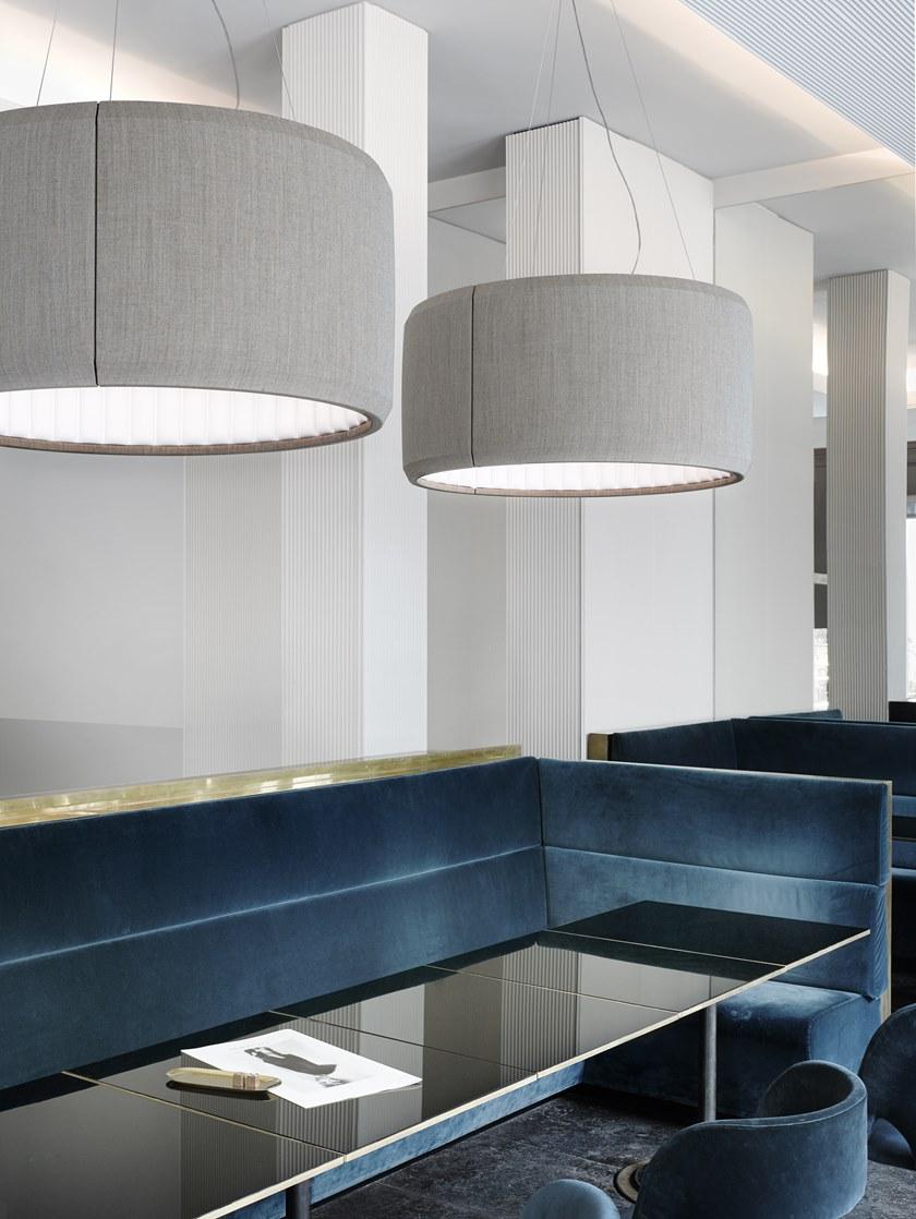 LUCEPLAN Звукопоглощающий подвесной светодиодный светильник в ткани sun-id-1450265 - Вид №2