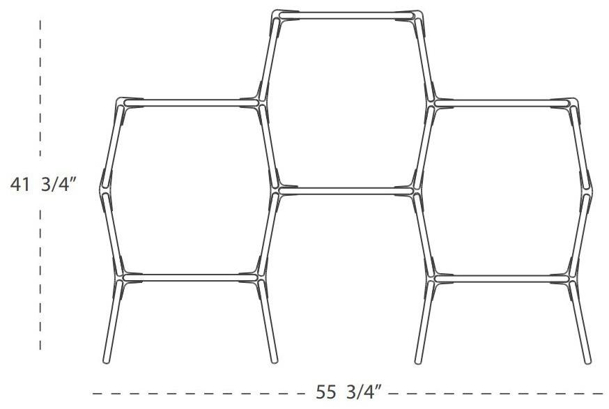 Modos Открытый деревянный книжный шкаф sun-id-1392053 - Вид №5