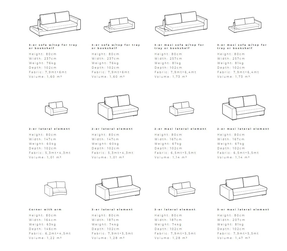 Угловой диван из ткани Ditre Italia LOMAN ARCH-00118789 - Вид №2
