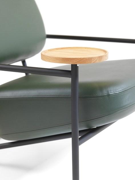 Blå Station Кожаное кресло с подлокотниками Åhus B30 Bla Station - Вид №10