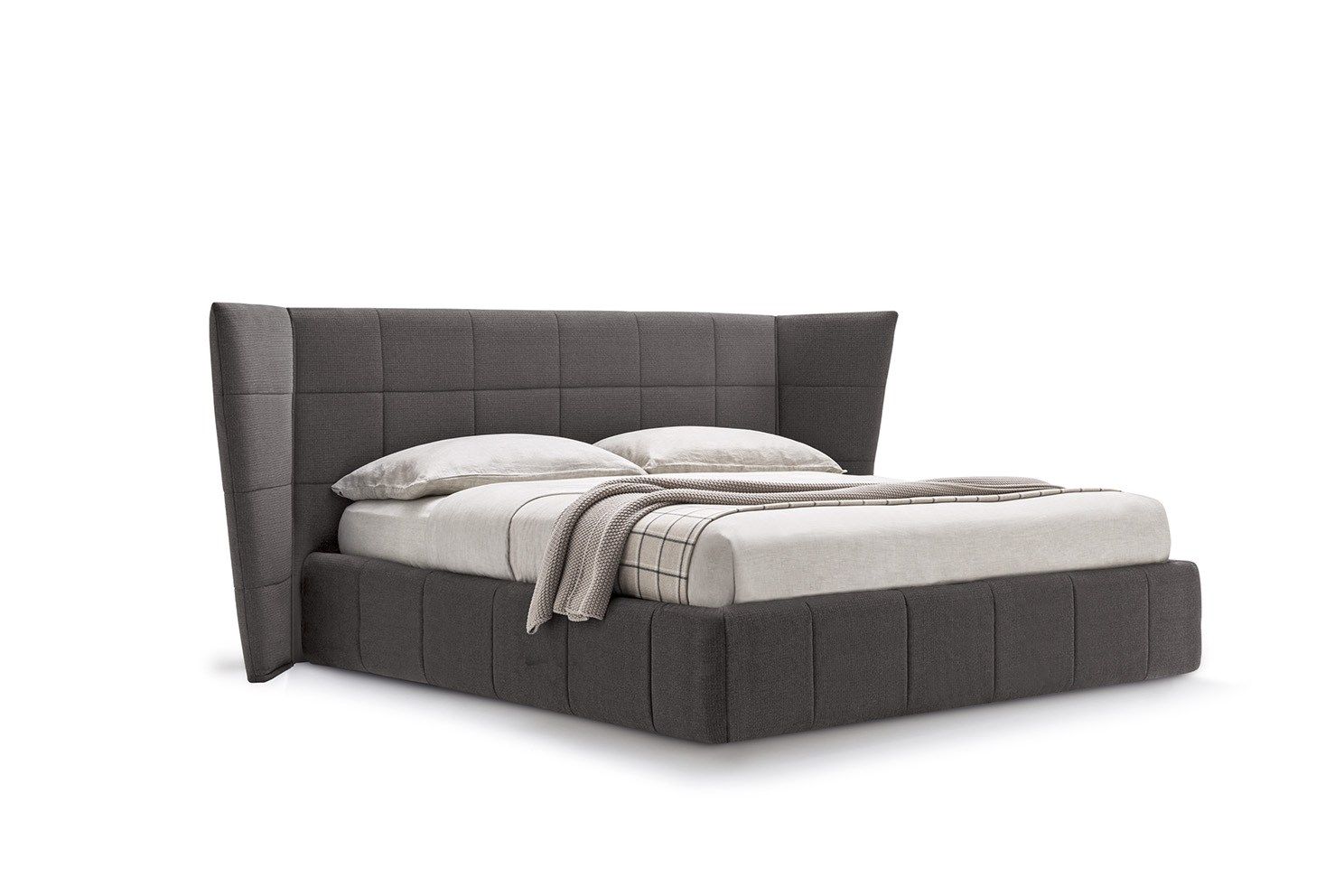 Двуспальная кровать для хранения ткани с мягким изголовьем Felis Bedstories ARCH-00113274 - Вид №9