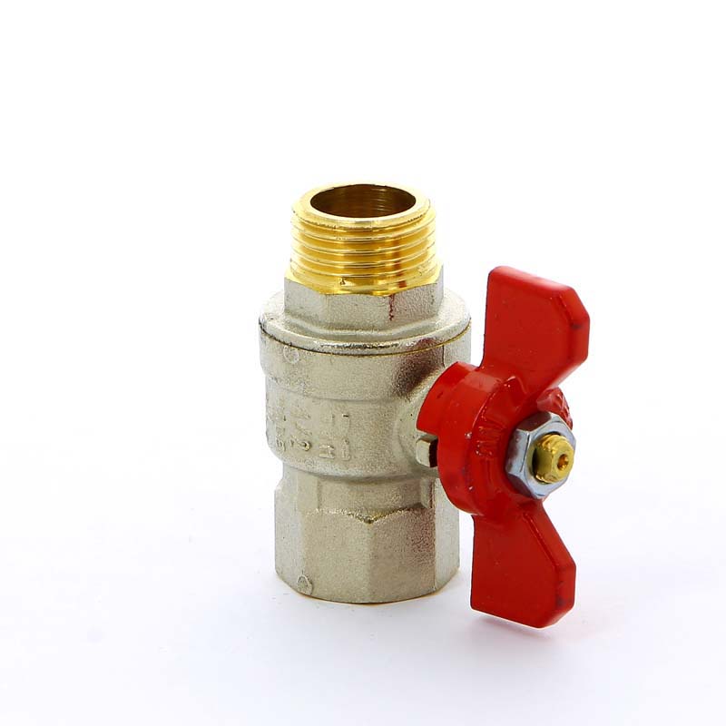 Кран шаровой НВ SCIROCCO бабочка TIEMME 1/2" 2310003 - Вид №1