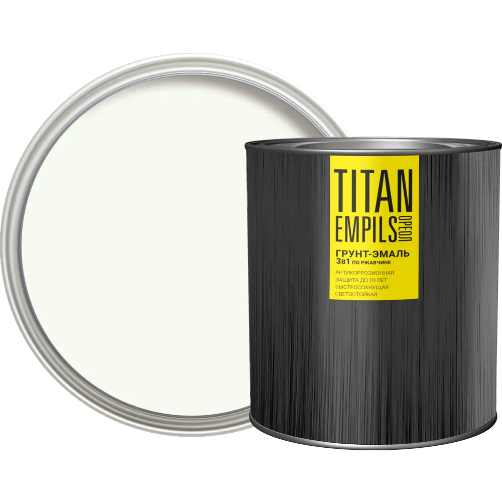 Грунт-эмаль по ржавчине Ореол Titan цвет белый 2.7 кг 84439770 STLM-2171054 