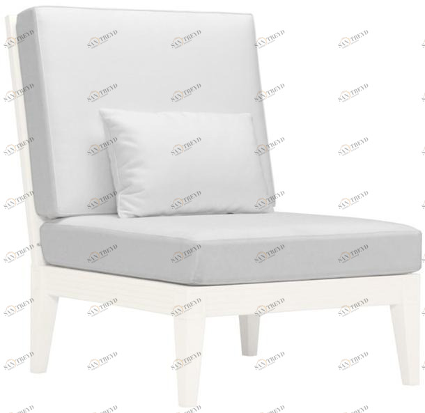 JANUS et Cie Центральный модуль из алюминия для модульного дивана Quadratl sun-id-1503476