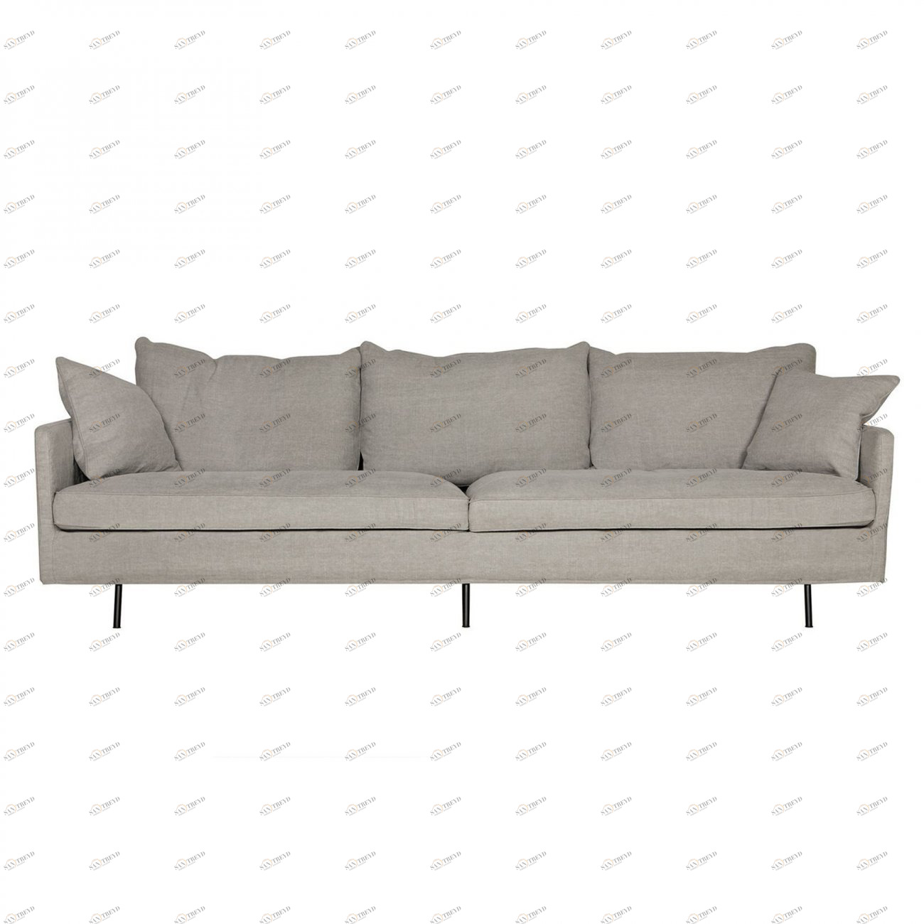 Диван Julia четырехместный прямой серый SITS ДИЗАЙНЕРСКИЕ, JULIA 192055 Серый 