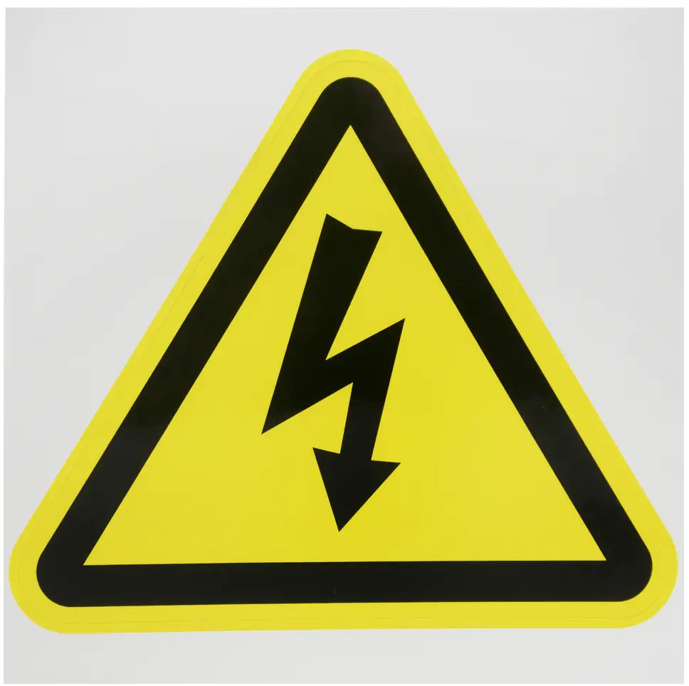 DUCKANDDOG Предупреждающая наклейка «Высокое напряжение» 18203893