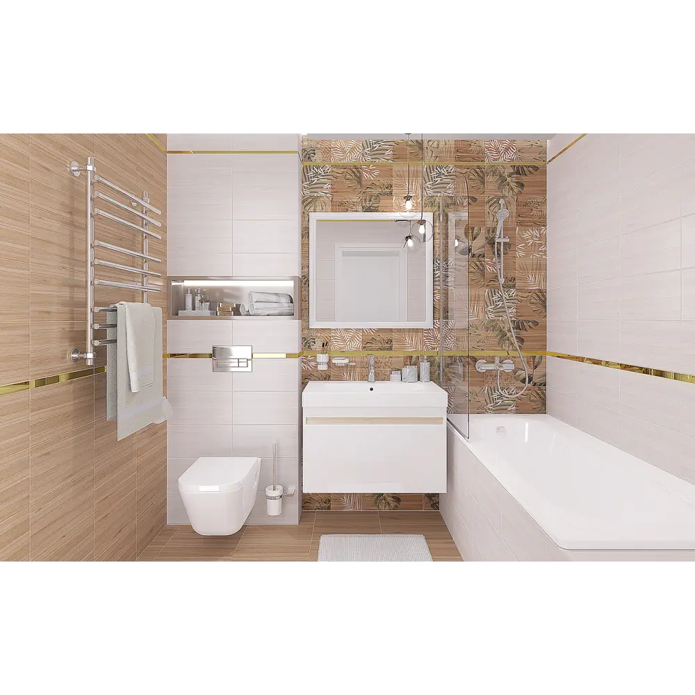 Керамогранит Organic 40.2х40.2 см 1.62 м² цвет коричневый 82794882 STLM-2056832 Santreyd - Вид №4