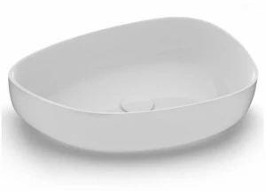 Met42550 Накладная раковина на столешницу  овальная Olympia Ceramica METAMORFOSI