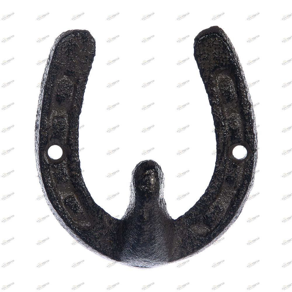 Крючок настенный черный 7,5 см "Подкова" BLUMEN HAUS  00-3971613 Черный 