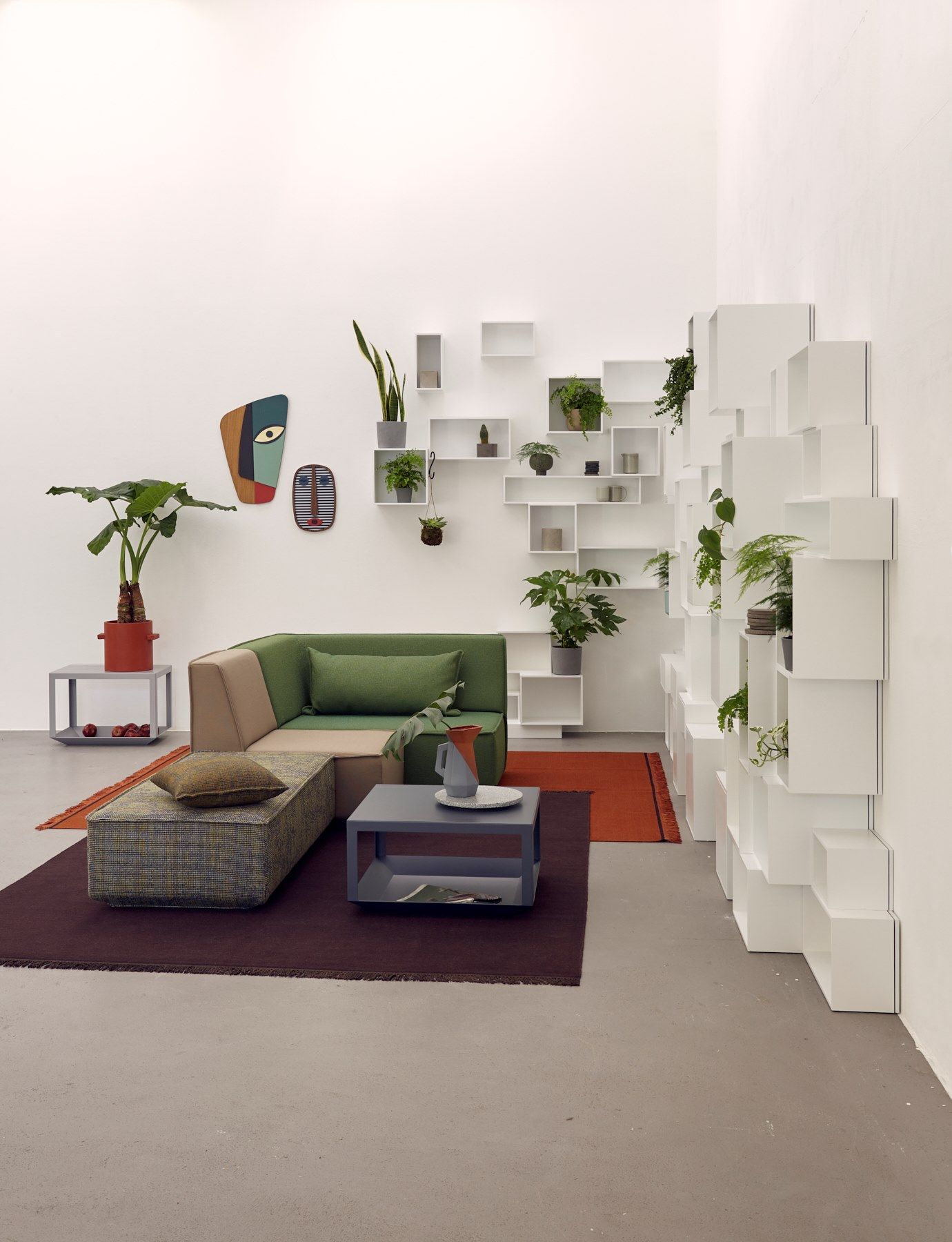 Модульный прямоугольный пуф из ткани Cubit by Mymito ARCH-00027759 - Вид №30