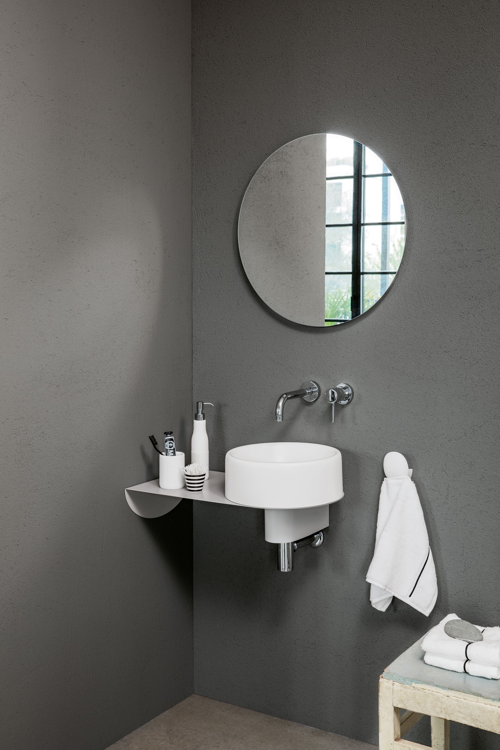 Круглая столешница из минерального волокна Geelli COCCOLA ARCH-00049408 - Вид №10