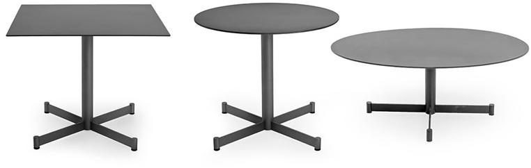 Braid Квадратный алюминиевый садовый столик Teodora 109.001 - Вид №1