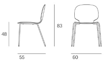 Мягкий стул из ткани Blasco&Vila Halo ARCH-00099022 - Вид №11