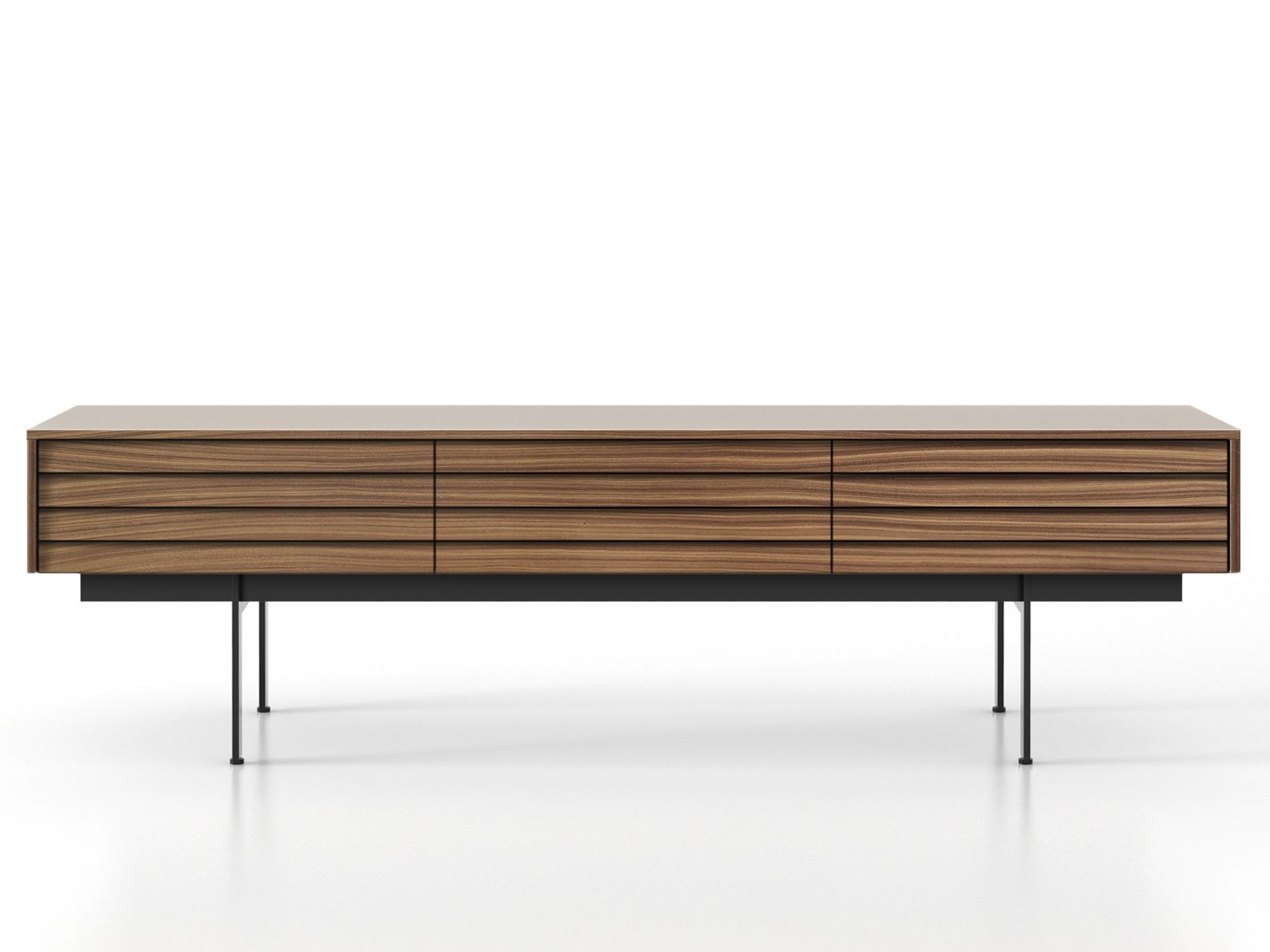 Деревянная прямоугольная консоль с ящиками Punt Sussex ARCH-00063887 - Вид №8