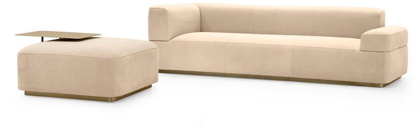 Aston Martin 3-х местный диван из нубука V255 sun-id-1464495 - Вид №2