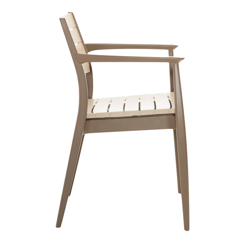 Кресло Novussi Regnum 82x58 см пластик цвет кофейный/капучино 84850881 STLM-2147547 Santreyd  - Вид №3