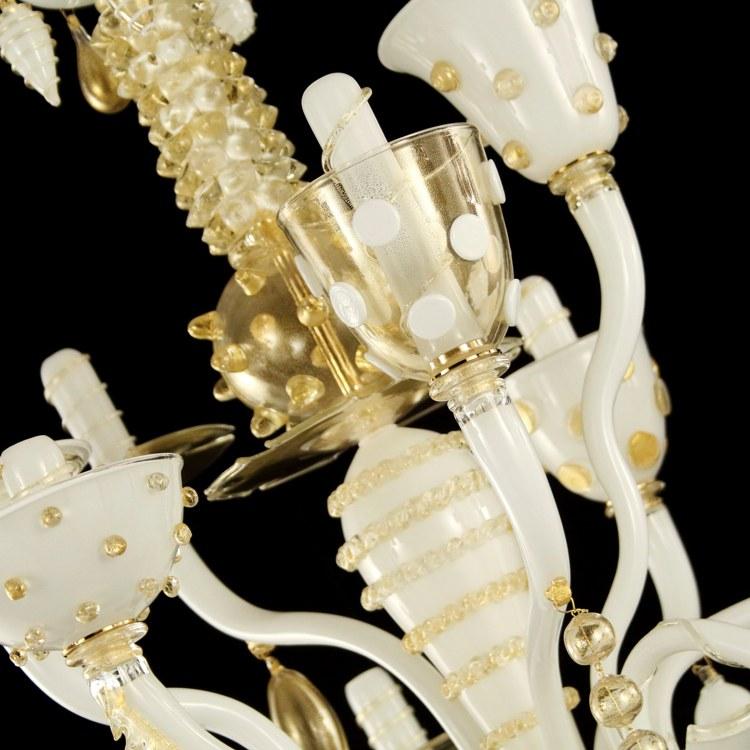 MULTIFORME Люстра из дутого стекла ручной работы Goblin L1075-10-wck - Вид №1