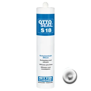 90770725 Герметик силиконовый Otto Chemie Ottoseal S18 С01 профессиональный для бассейнов белый 310 мл STLM-1367359