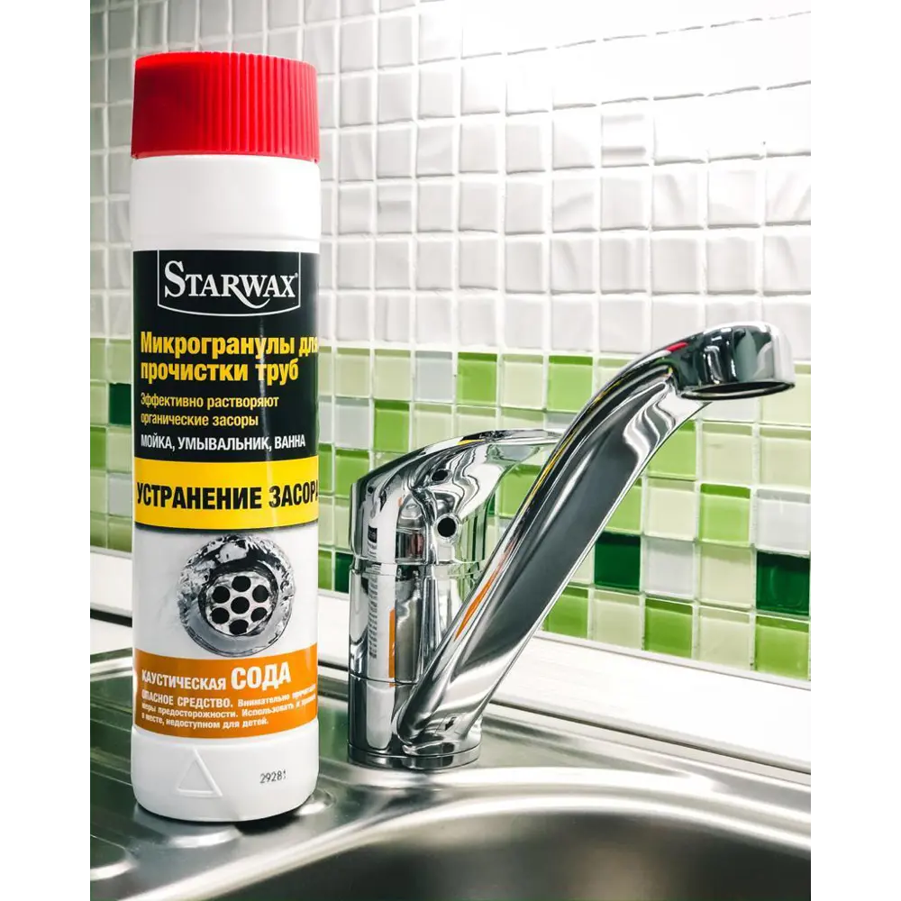 Средство для прочистки труб в микрогранулах 0.5 кг 13448808 STLM-2123534 STARWAX  - Вид №3