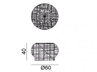 Низкий круглый журнальный столик из медуллина Gervasoni Bell + Bubble + Coral ARCH-00145097 - Вид №4