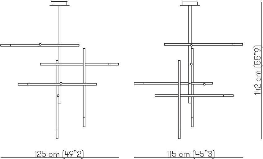 VeniceM Люстра из никеля с диммером Kitami sun-id-1411526 - Вид №7