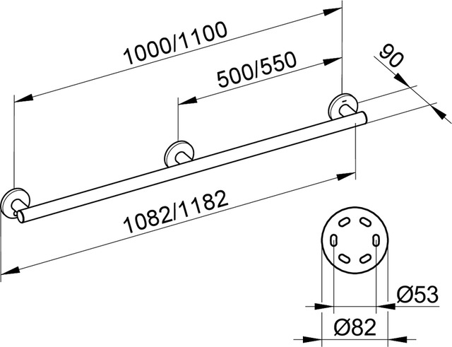 34901010900 Поручень KEUCO Plan Care - Вид №4