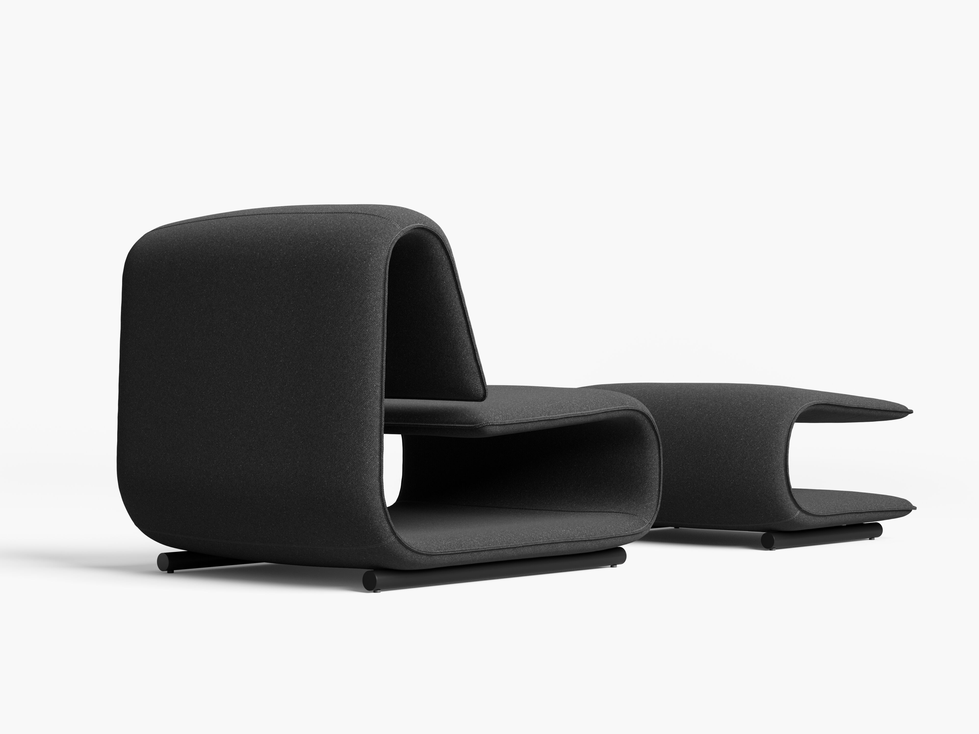 Тканевое кресло Desalto клип ARCH-00137113