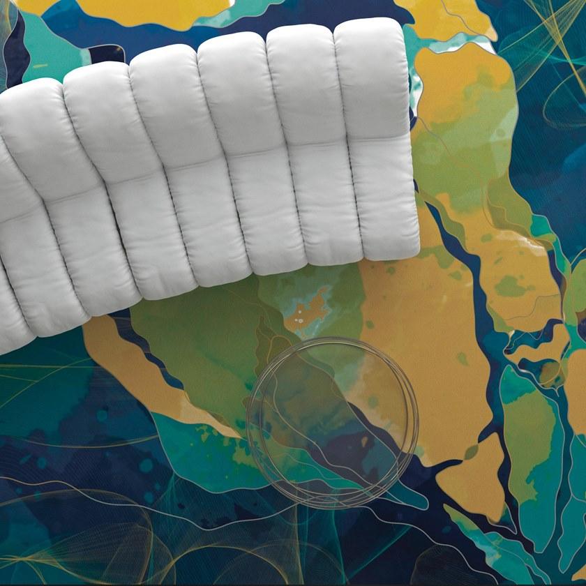 YO2 Прямоугольный коврик из полиамида с рисунком Digest trims sun-id-1349940 - Вид №2