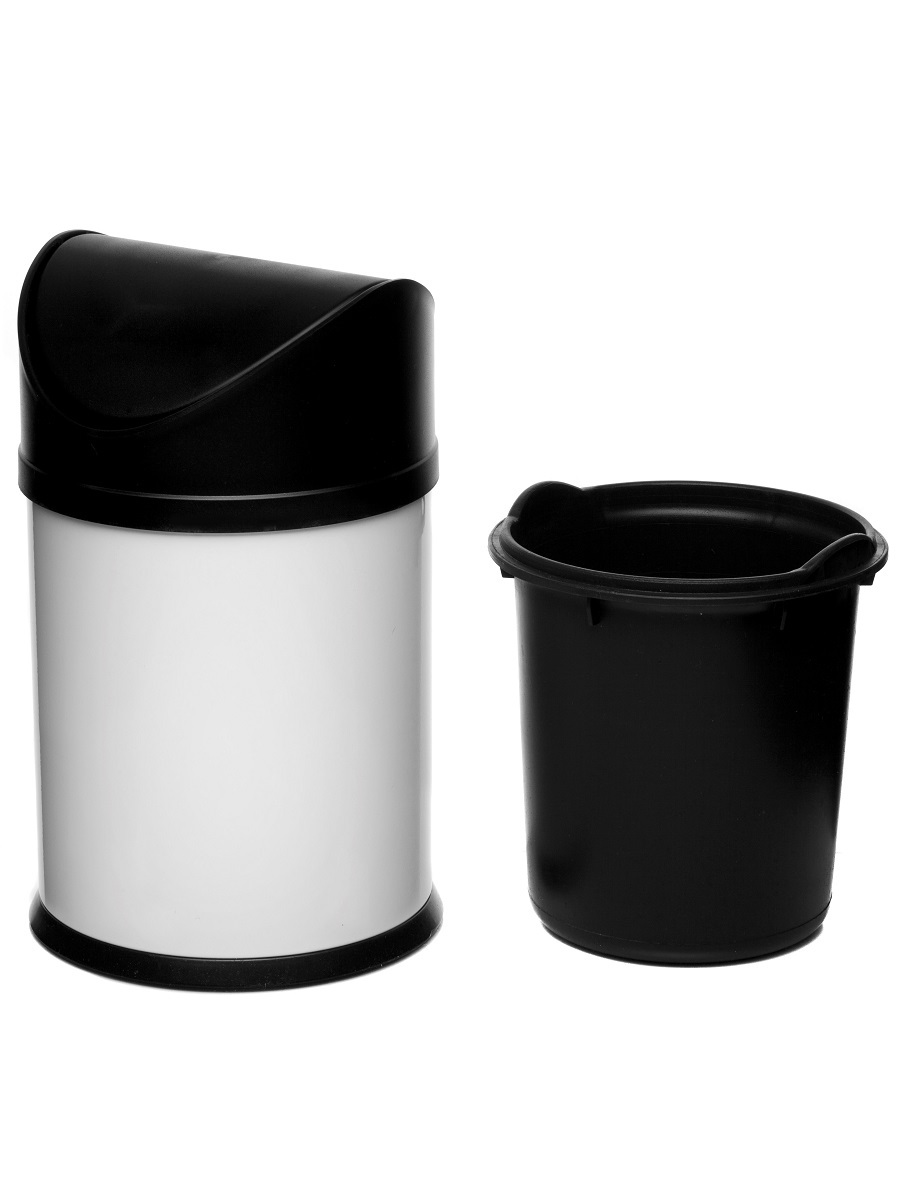 Вёдра с педалью и крышкой Auriga 3L White NAVAKO 11042 - Вид №2