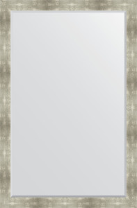 BY 1220 Зеркало с фацетом в багетной раме - алюминий 90 mm EVOFORM Exclusive