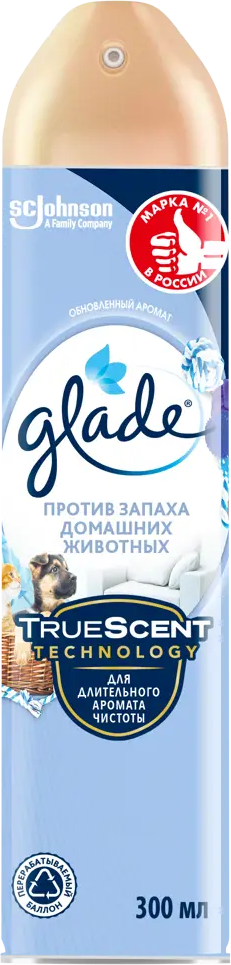GLADE Аэрозоль для нейтрализации запахов домашних животных 300 мл 82807051