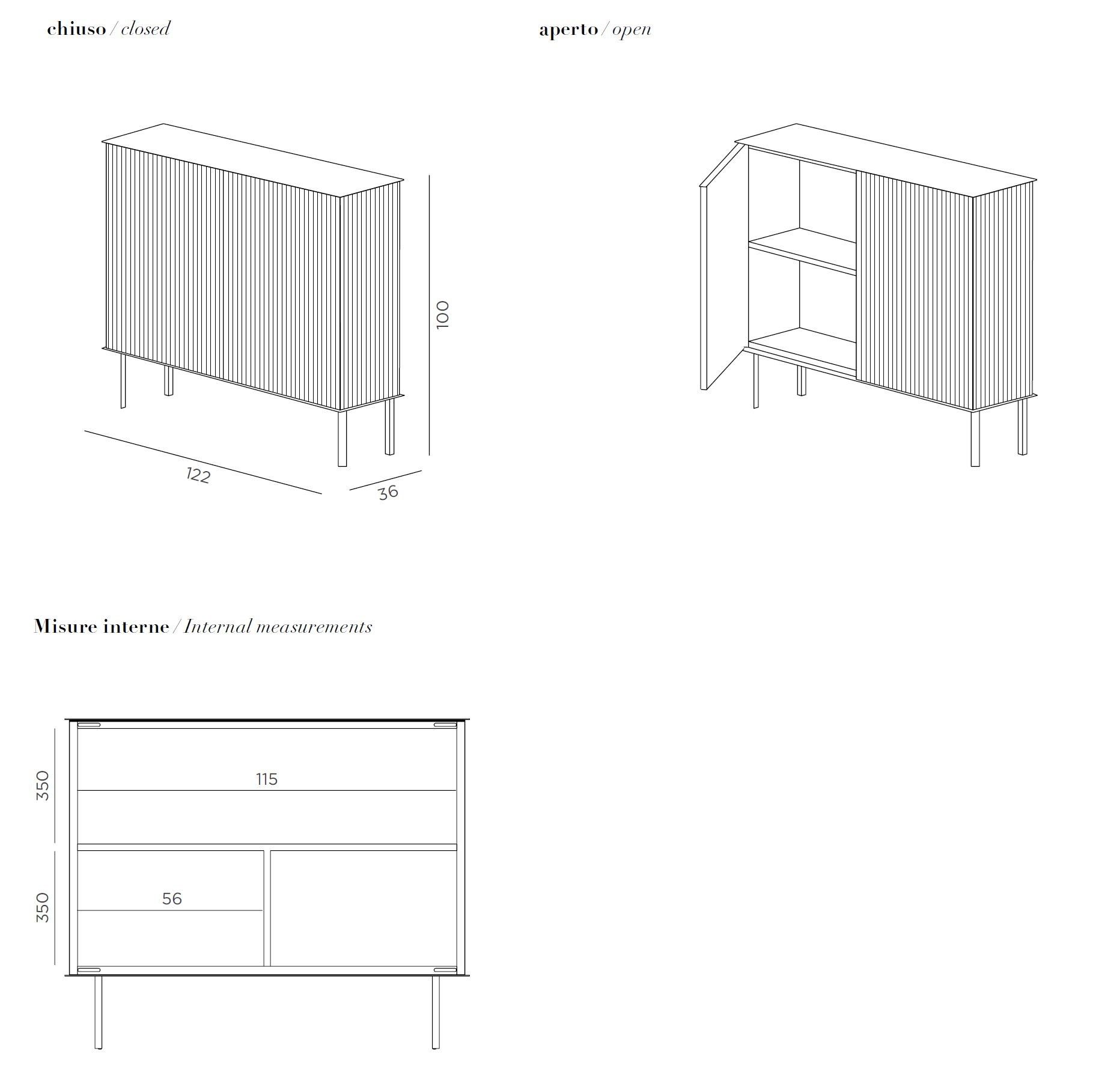 Металлический шкаф с распашными дверцами DE CASTELLI Elizabeth ARCH-00106667 - Вид №2