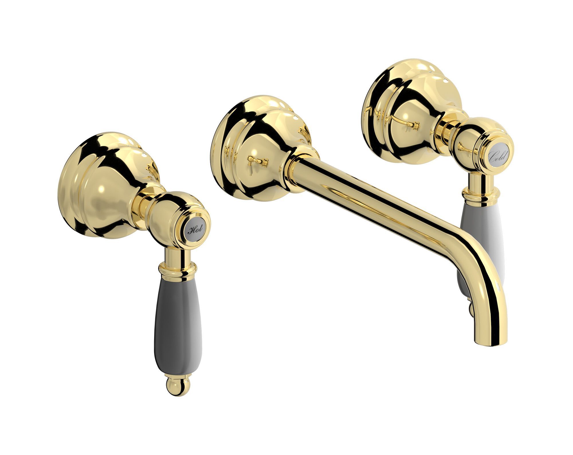 Настенный смеситель для раковины с 3 отверстиями IB Hermes + Hermes Elle ARCH-00099861 - Вид №1