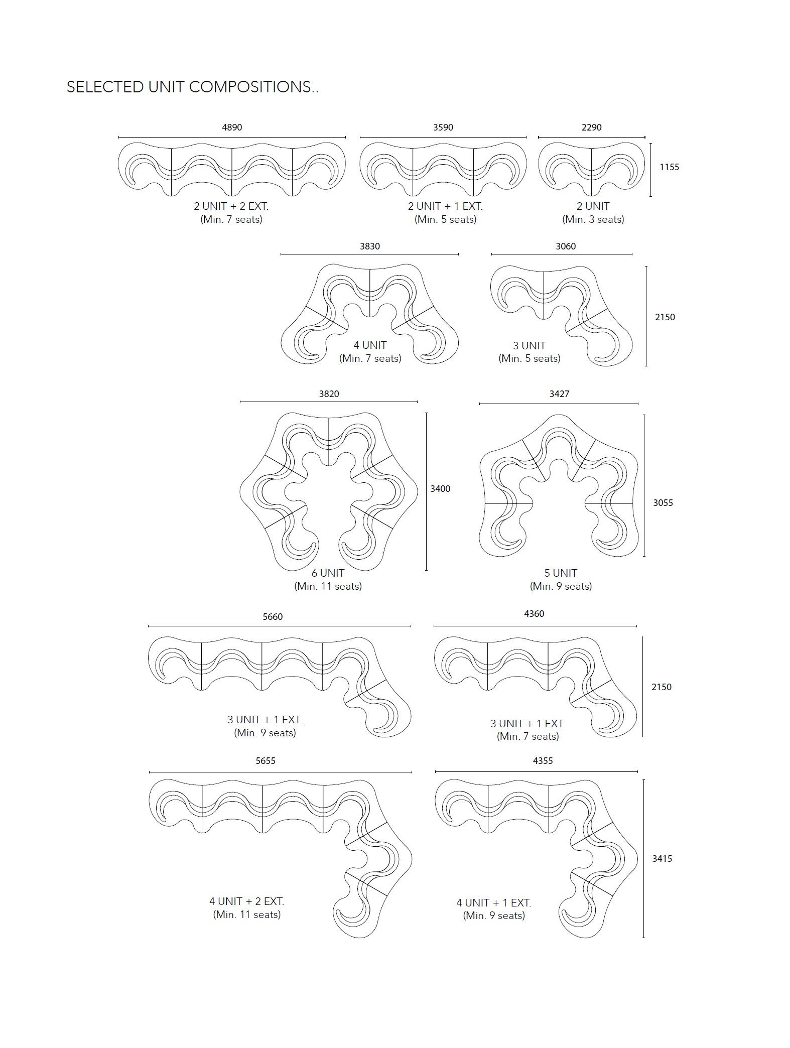 Модульный тканевый диван VERPAN Cloverleaf ARCH-00036614 - Вид №9